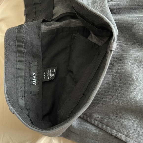 Alfani’s Men’s Gray slacks size 36W x 30L Comfortable look & feel in VGC! - Picture 4 of 4